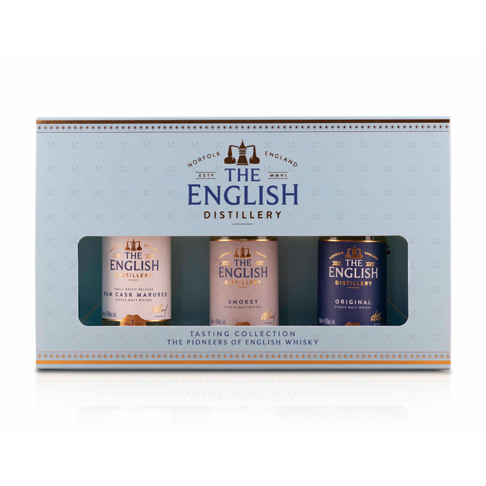 The English Distillery Single Malt Whisky Gift Set 3x 50ml